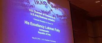 Farewell reception at US Chamber of Commerce